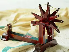 Swavalamban ~ Charkha { Brown . 31cm }